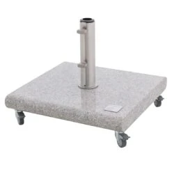 Knirps Schirmständer Granit 50 Kg Mit 4 Rollen Granit Hell