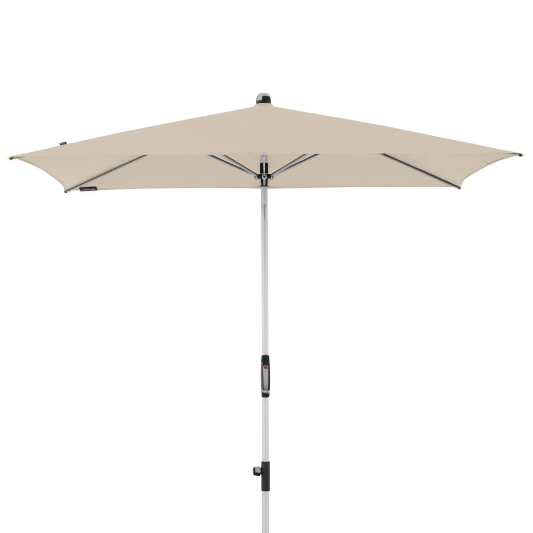 Knirps Silver Mittelstockschirm 230x150cm Mit Kurbel Natur 1 Knirps Silver Mittelstockschirm 230x150cm Mit Kurbel Natur