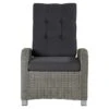 LC Garden Bilbao Gartensessel Geflecht Inkl. Kissen Grau