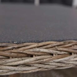 LC Garden Monaco Dininglounge 4-teilig Geflecht Inklusive Tisch Natur Mix/Grau -Garten Paradies Verkauf l c wholesaler monaco loungegruppe 4 teilig geflecht inkl tisch natur mix 1093183 6