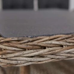 LC Garden Monaco Dininglounge 4-teilig Geflecht Inklusive Tisch Natur Mix/Grau -Garten Paradies Verkauf l c wholesaler monaco loungegruppe 4 teilig geflecht inkl tisch natur mix 1093183 7