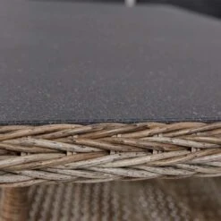 LC Garden Monaco Dininglounge 4-teilig Geflecht Inklusive Tisch Natur Mix/Grau -Garten Paradies Verkauf l c wholesaler monaco loungegruppe 4 teilig geflecht inkl tisch natur mix 1093183 8