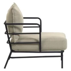 La Forma Mareluz Loungesessel Stahl/Polyester Schwarz/Beige -Garten Paradies Verkauf la forma mareluz loungesessel stahl polyester schwarz beige 1322258 4