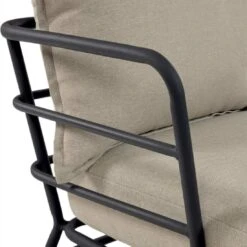 La Forma Mareluz Loungesessel Stahl/Polyester Schwarz/Beige -Garten Paradies Verkauf la forma mareluz loungesessel stahl polyester schwarz beige 1322258 7