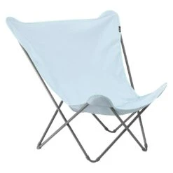 Lafuma Pop Up XL Gartenstuhl Stahl/Airlon Titane/Azur