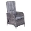 LC Garden Bailado Gartensessel Geflecht/Polyester Omega Grau/Grau