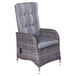LC Garden Bailado Gartensessel Geflecht/Polyester Omega Grau/Grau