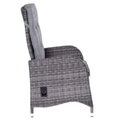LC Garden Bailado Gartensessel Geflecht/Polyester Omega Grau/Grau -Garten Paradies Verkauf lc garden bailado verstellsessel geflecht polster omega grau grau 1248239 4
