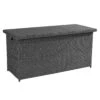 LC Garden Barcelona Gartenbox 152x68cm Aluminium/Geflecht Anthrazit/Grau Mix