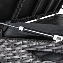 LC Garden Barcelona Gartenbox 152x68cm Aluminium/Geflecht Anthrazit/Grau Mix -Garten Paradies Verkauf lc garden barcelona kissentruhe 152x68cm alu geflecht 1432830 5