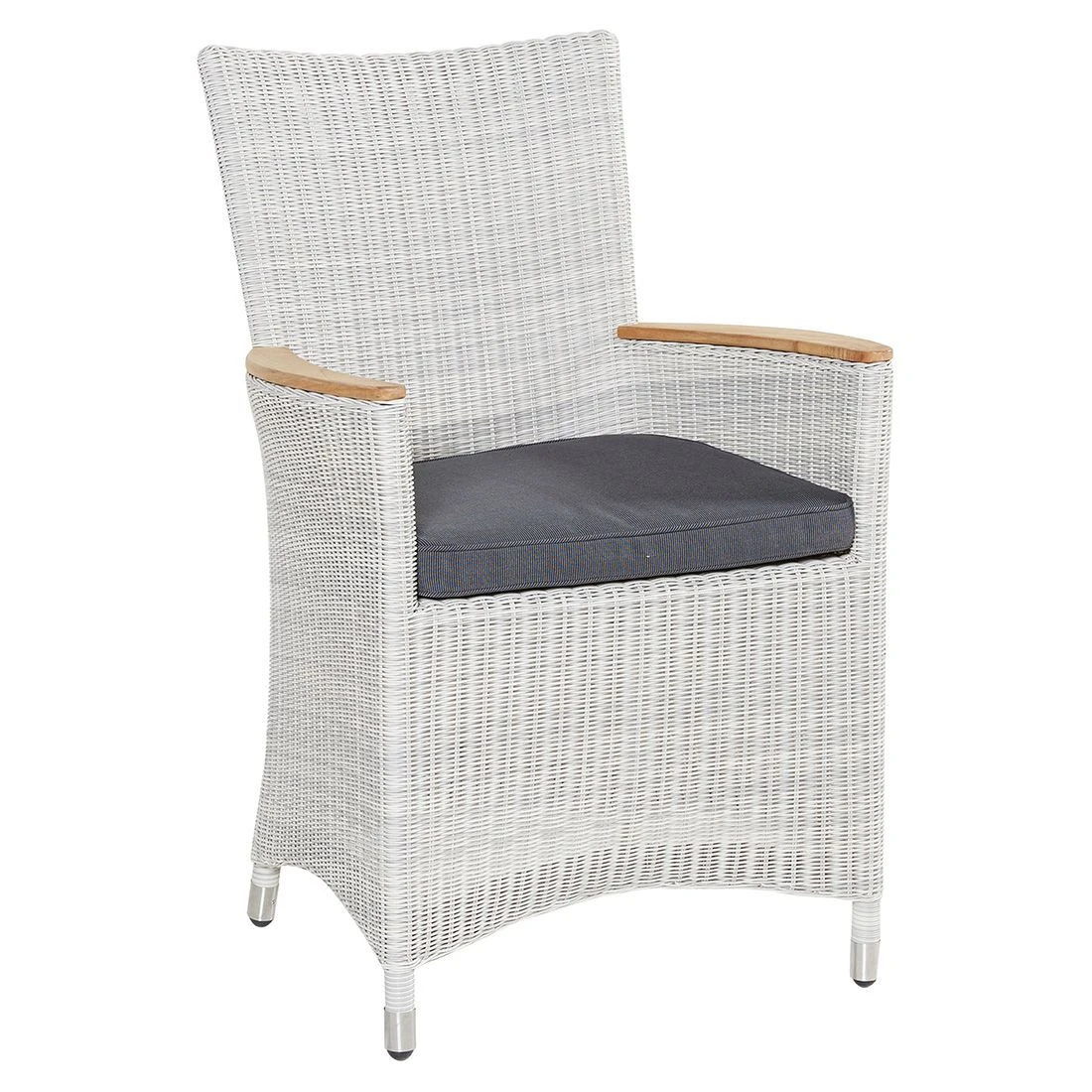 LC Garden Chelsea Gartenmöbel-Set 8-tlg. Tisch 180/280x100cm White Wash/Anthrazit 4 LC Garden Chelsea Gartenmöbel-Set 8-tlg. Tisch 180/280x100cm White Wash/Anthrazit – Bild 4