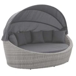 LC Garden Parma Loungeinsel Inkl. Kissen Geflecht White Grey -Garten Paradies Verkauf lc garden parma loungeinsel oval inkl kissen geflecht 1345204 5