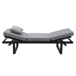 LC Garden Sondrino Gartensofa Aluminium/Polyester Schwarz/Grau -Garten Paradies Verkauf lc garden sondrino 3 sitzersofa 202x70cm aluminium polyester 1433677 8