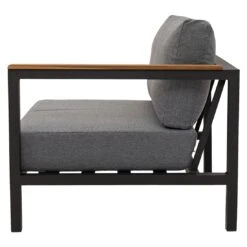 LC Garden Sondrino Eck-/Endmodul Aluminium/Polyester Anthrazit/Off-White-Schwarz -Garten Paradies Verkauf lc garden sondrino endmodul links 90x90 cm alu polyester 1434469 3