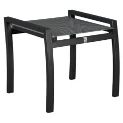 LC Garden Sondrino Gartenhocker Mit Kissen Aluminium/Polyester Schwarz/Grau -Garten Paradies Verkauf lc garden sondrino hocker mit kissen aluminium polyester 1433039 3