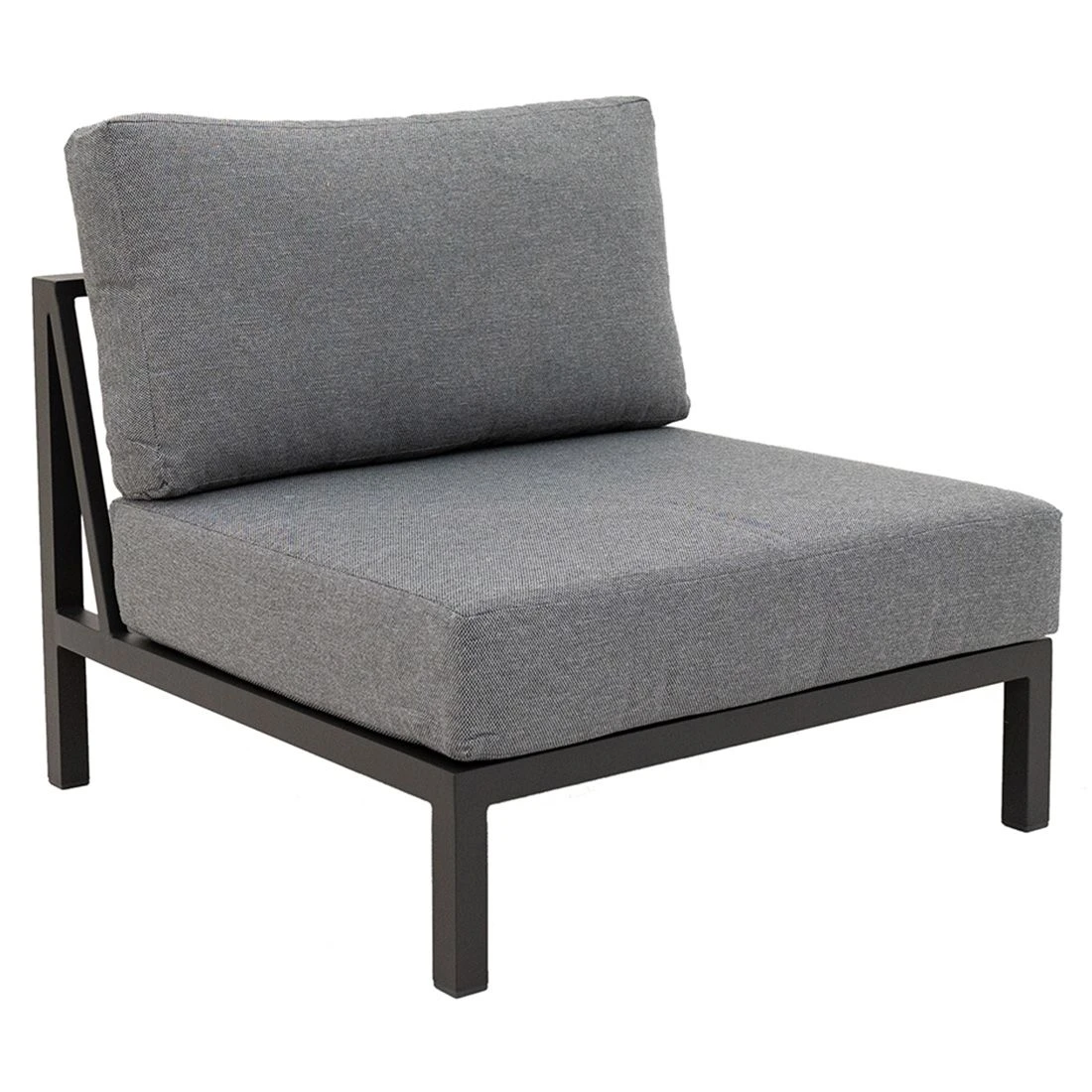 LC Garden Sondrino Mittelmodul 80x90 Cm Aluminium/Polyester Anthrazit/Off-White-Schwarz 1 LC Garden Sondrino Mittelmodul 80x90 Cm Aluminium/Polyester Anthrazit/Off-White-Schwarz