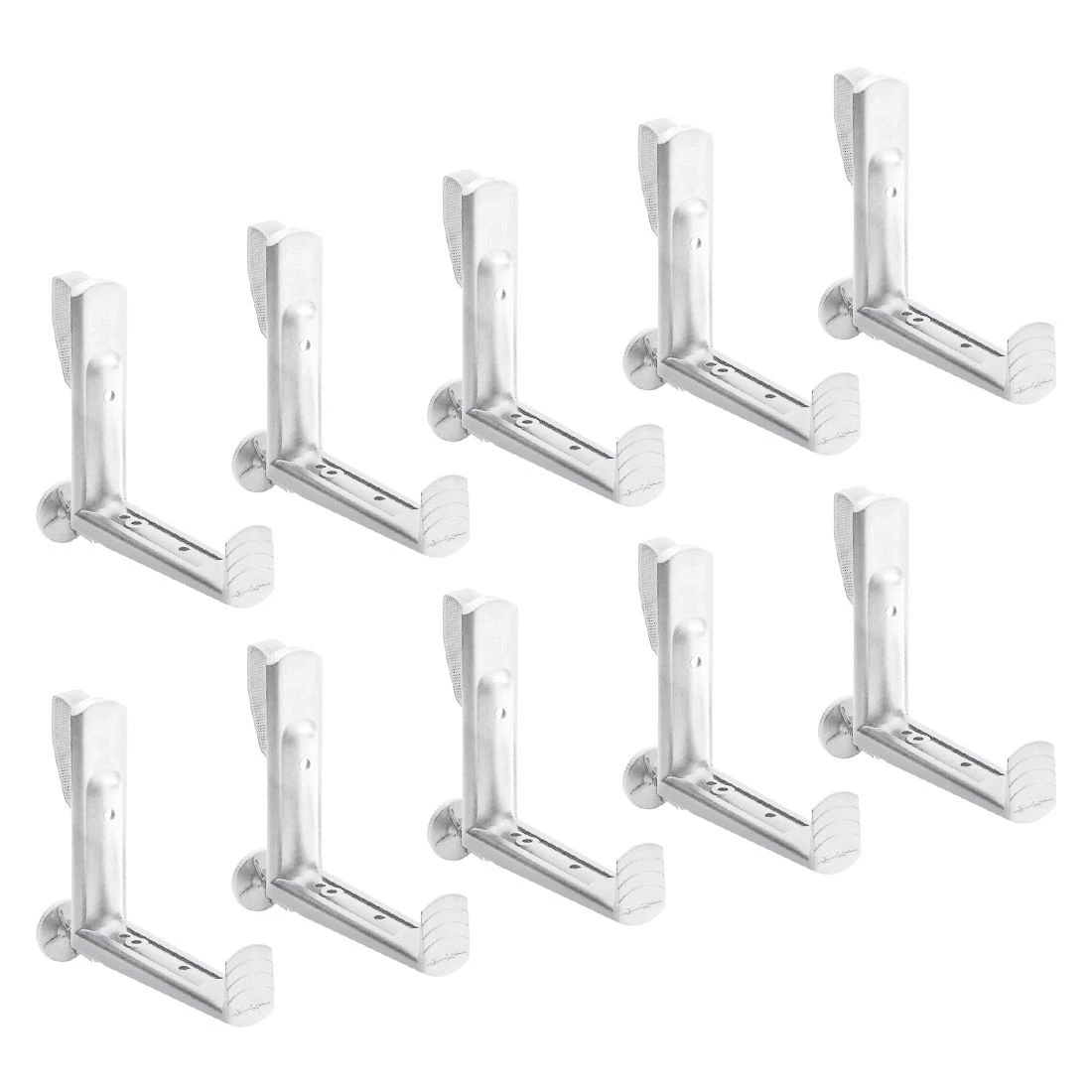 Lechuza Balconera Balkonkastenhalter 10 Stk. Kunststoff Weiß 1 Lechuza Balconera Balkonkastenhalter 10 Stk. Kunststoff Weiß