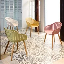 LifestyleGarden Nassau Gartensessel Eukalyptus/Kunststoff Inkl. Sitzkissen Teaklook/Salbeigrün -Garten Paradies Verkauf lifestylegarden nassau gartensessel eukalyptus kunststoff inkl sitzkissen 1482396 3