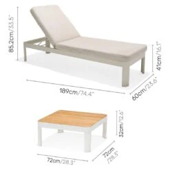 LifestyleGarden Portals Gartenliege Aluminium/Olefin Tisch 72x72cm Korallensand-Matt/Pergament 7 LifestyleGarden Portals Gartenliege Aluminium/Olefin Tisch 72x72cm Korallensand-Matt/Pergament -Garten Paradies Verkauf lifestylegarden portals gartenliege aluminium olefin tisch 72x72cm 1482022 3