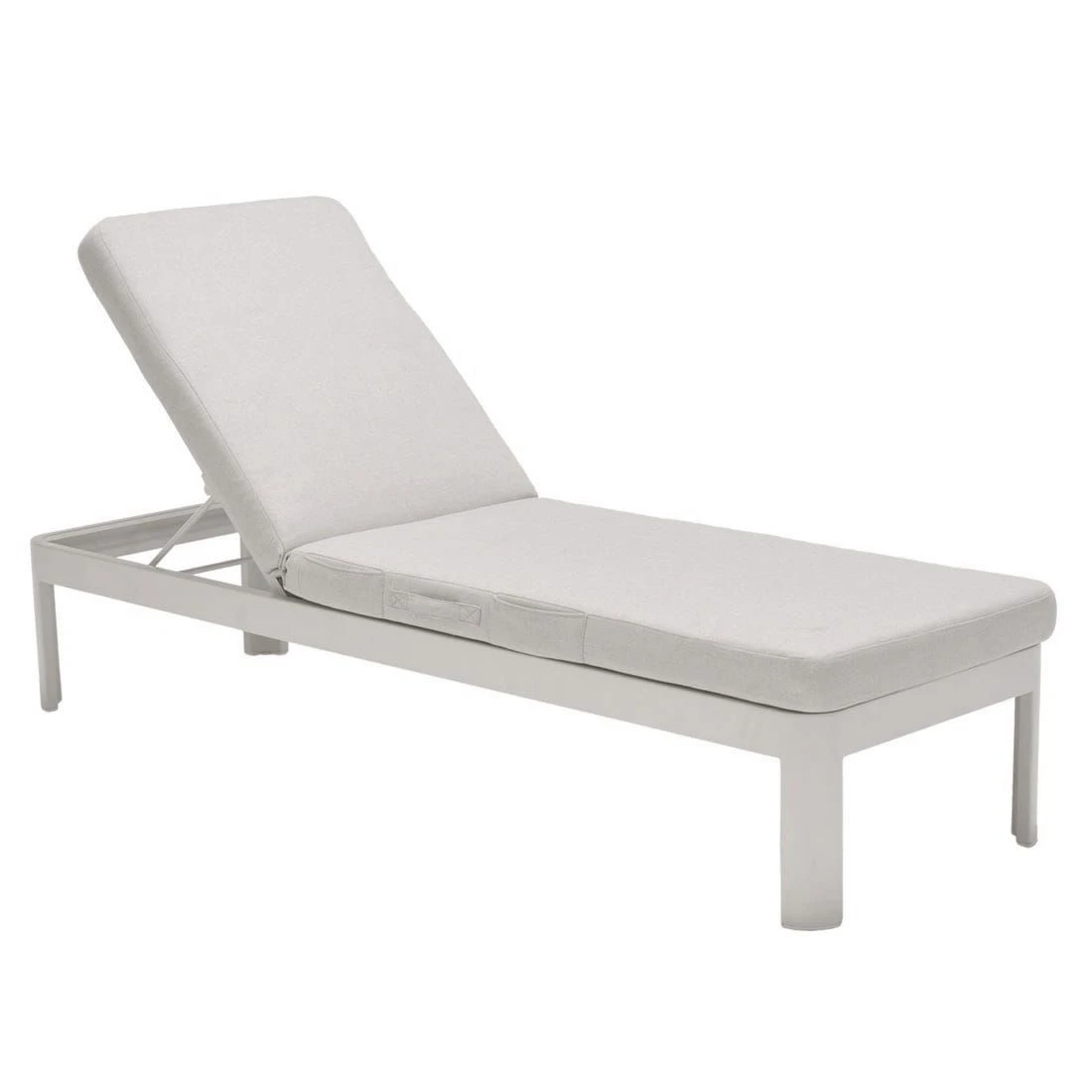 LifestyleGarden Portals Gartenliege Aluminium/Olefin Tisch 72x72cm Korallensand-Matt/Pergament 5 LifestyleGarden Portals Gartenliege Aluminium/Olefin Tisch 72x72cm Korallensand-Matt/Pergament – Bild 5