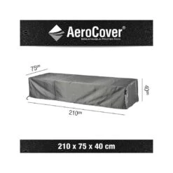 AeroCover Gartenliege Schutzhülle 210x75x40cm Polyester Uni Anthrazit 15 AeroCover Gartenliege Schutzhülle 210x75x40cm Polyester Uni Anthrazit -Garten Paradies Verkauf loungeliegenhulle 210x75x40cm 5