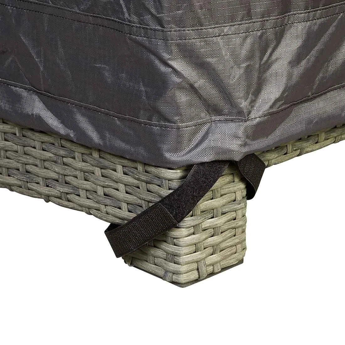 AeroCover Schutzhülle Für Ecklounge 235x235x100x70cm Polyester Uni Anthrazit 6 AeroCover Schutzhülle Für Ecklounge 235x235x100x70cm Polyester Uni Anthrazit – Bild 6