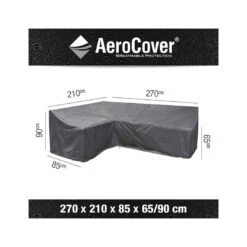 AeroCover Schutzhülle Für Ecklounge 270x210x85x65/90cm Polyester Uni Anthrazit 18 AeroCover Schutzhülle Für Ecklounge 270x210x85x65/90cm Polyester Uni Anthrazit -Garten Paradies Verkauf loungesethulle 270x210x85x65 90cm l form links 7