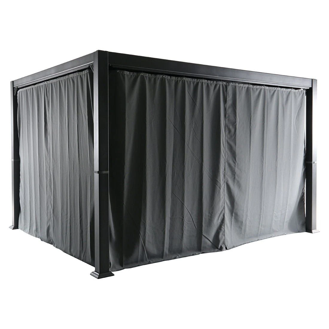 MWH Kiosko Gartenpergola 360cm Aluminium/Polyester Anthrazit 5 MWH Kiosko Gartenpergola 360cm Aluminium/Polyester Anthrazit – Bild 5