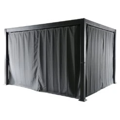 MWH Kiosko Gartenpergola 360cm Aluminium/Polyester Anthrazit 16 MWH Kiosko Gartenpergola 360cm Aluminium/Polyester Anthrazit -Garten Paradies Verkauf mwh kiosko pavillon 360cm aluminium polyester 1352376 6