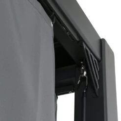 MWH Kiosko Gartenpergola 360cm Aluminium/Polyester Anthrazit 17 MWH Kiosko Gartenpergola 360cm Aluminium/Polyester Anthrazit -Garten Paradies Verkauf mwh kiosko pavillon 360cm aluminium polyester 1352376 7