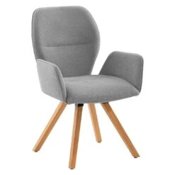 Niehoff Alvaro Gartensessel Teak/Olefin Natur/Hellgrau