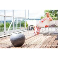 Heissner Ball Jr. LED Gartenbrunnen Polystone Schwarz 5 Heissner Ball Jr. LED Gartenbrunnen Polystone Schwarz -Garten Paradies Verkauf outliv ball jr led gartenbrunnen schwarz 1302623 3