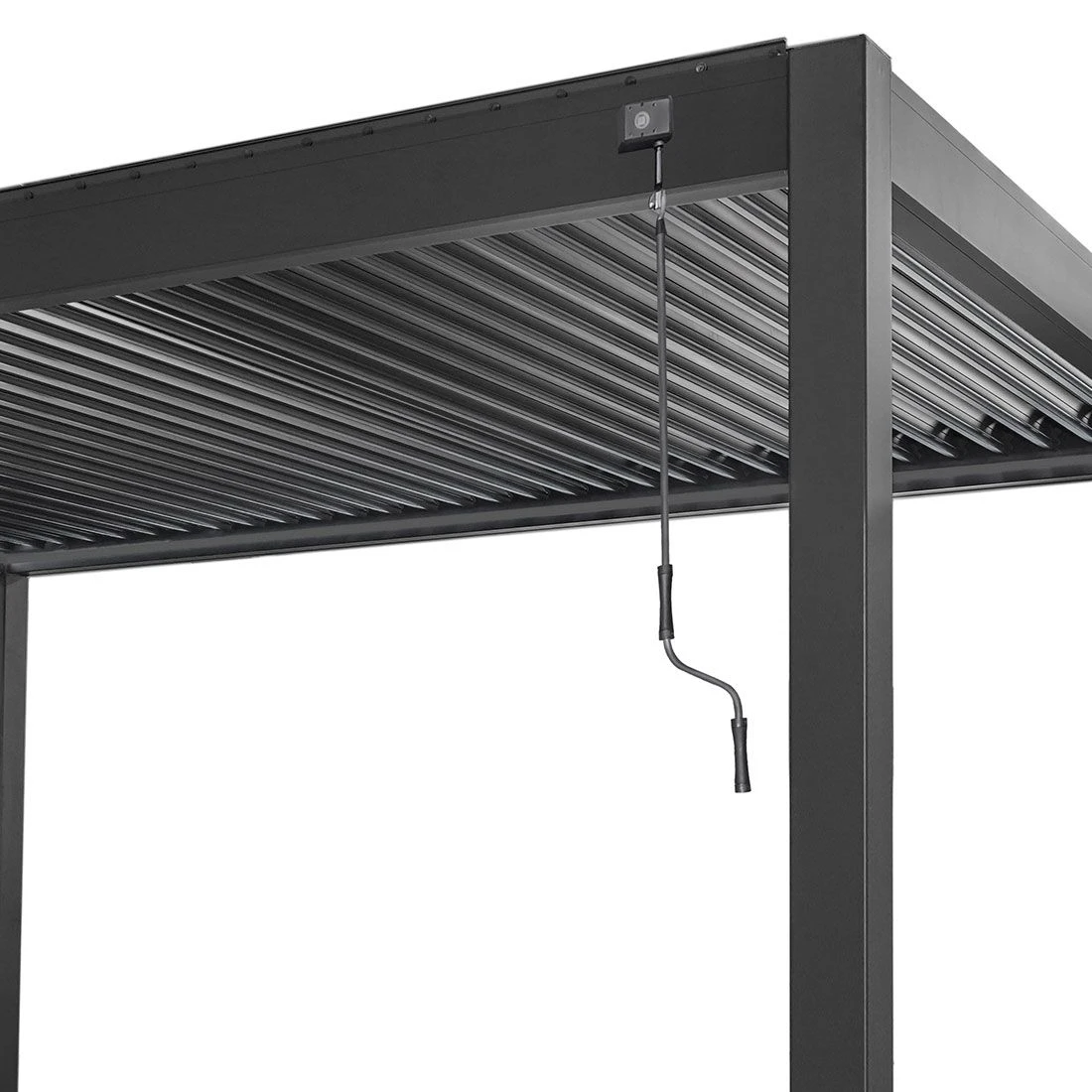 OUTLIV. Bio Santorini Gartenpergola 300x400cm Mit Seitenteile Aluminium Anthrazit 4 OUTLIV. Bio Santorini Gartenpergola 300x400cm Mit Seitenteile Aluminium Anthrazit – Bild 4