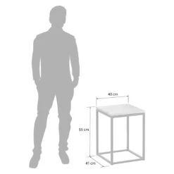 OUTLIV. Flora Beistelltisch 40x41x55cm Stahl/Wildeiche Schwarz/Wildeiche -Garten Paradies Verkauf outliv by detlef steves flora beistelltisch 40x41x55cm stahl wildeiche 1354158 5