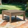 OUTLIV. Castello Loungetisch 70x70cm Teakholz Natur