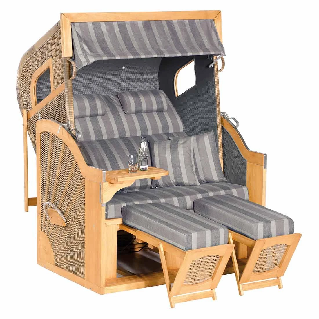 OUTLIV. Cliff Strandkorb Pinie/Geflecht Antikbraun 1 OUTLIV. Cliff Strandkorb Pinie/Geflecht Antikbraun