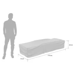 OUTLIV. Gartenliege Schutzhülle 210x75x40cm Schwarz -Garten Paradies Verkauf outliv gartenliege schutzhuelle 210x75x40cm 1488853 7