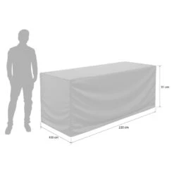 OUTLIV. Gartenmöbel-Set Schutzhülle 220x100x91cm Schwarz -Garten Paradies Verkauf outliv gartenmoebel set schutzhuelle 220x100x91cm 1488820 3