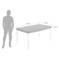 OUTLIV. Gartentisch Schutzhülle 160x90x10cm Schwarz -Garten Paradies Verkauf outliv gartentisch schutzhuelle 160x90x10cm 1488831 6