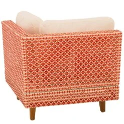 OUTLIV. Jamaika Eck-/Endmodul Aluminium/Geflecht Orange-Rot-Weiß/Weiß -Garten Paradies Verkauf outliv jamaika eckmodul aluminium geflecht orange rot weiss weiss 990916 4