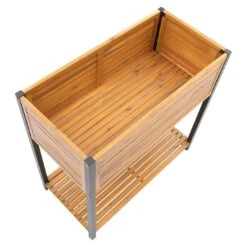 OUTLIV. Bern Hochbeet 90x45x90cm Stahl/Akazie Schwarz/Natur 13 OUTLIV. Bern Hochbeet 90x45x90cm Stahl/Akazie Schwarz/Natur -Garten Paradies Verkauf outliv ko tao hochbeet 90x45x90cm stahl akazie 1343114 4