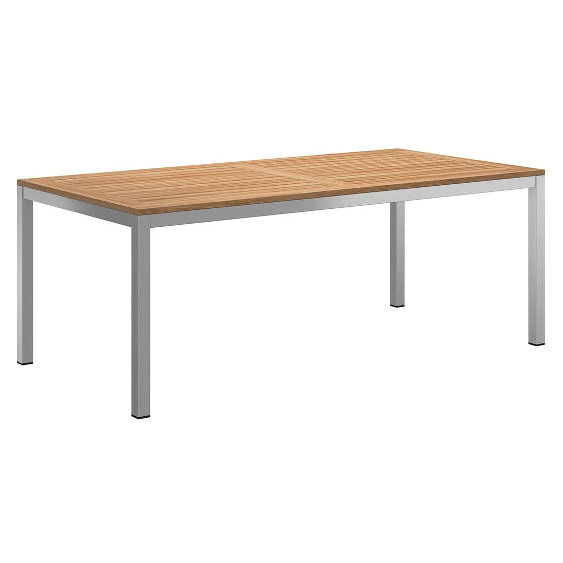 OUTLIV. Kreta Gartenmöbelset 7-tlg. Stapelsessel Mit Tisch 220x100cm Silber/Coal 6 OUTLIV. Kreta Gartenmöbelset 7-tlg. Stapelsessel Mit Tisch 220x100cm Silber/Coal – Bild 6