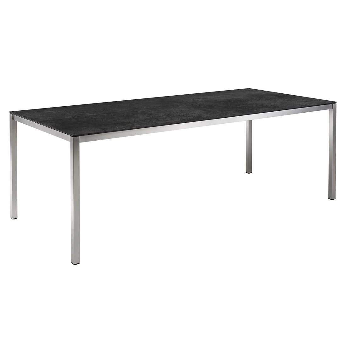 OUTLIV. Kreta Gartentisch 180x100cm Edelstahl/Keramik Silber/Concrete Coal 1 OUTLIV. Kreta Gartentisch 180x100cm Edelstahl/Keramik Silber/Concrete Coal