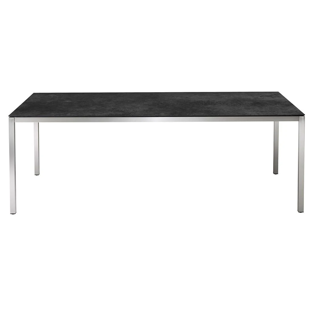 OUTLIV. Kreta Gartentisch 180x100cm Edelstahl/Keramik Silber/Concrete Coal 2 OUTLIV. Kreta Gartentisch 180x100cm Edelstahl/Keramik Silber/Concrete Coal – Bild 2