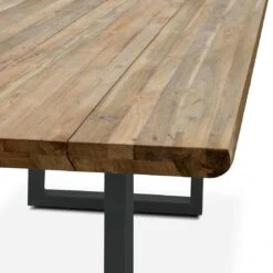 OUTLIV. Orlando Gartenmöbelset 3-tlg. Tisch 240x100cm Edelstahl/Teak Recycelt Charcoal/Teak Recycelt -Garten Paradies Verkauf outliv orlando gartenmoebelset 3 tlg tisch 240x100cm edelstahl teak recycelt 1407926 4