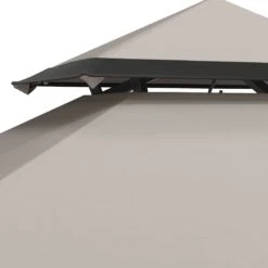 OUTLIV. Gartenpavillon 152x244cm Stahl/Stoff Schwarz/Grau -Garten Paradies Verkauf outliv pavillon 152x244cm stahl stoff 1396640 7