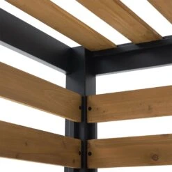 OUTLIV. Gartenpergola 313x191 Cm Zedernholz/Stahl Schwarz/Natur 12 OUTLIV. Gartenpergola 313x191 Cm Zedernholz/Stahl Schwarz/Natur -Garten Paradies Verkauf outliv pergola 313x191 cm zedernholz stahl 1422237 4