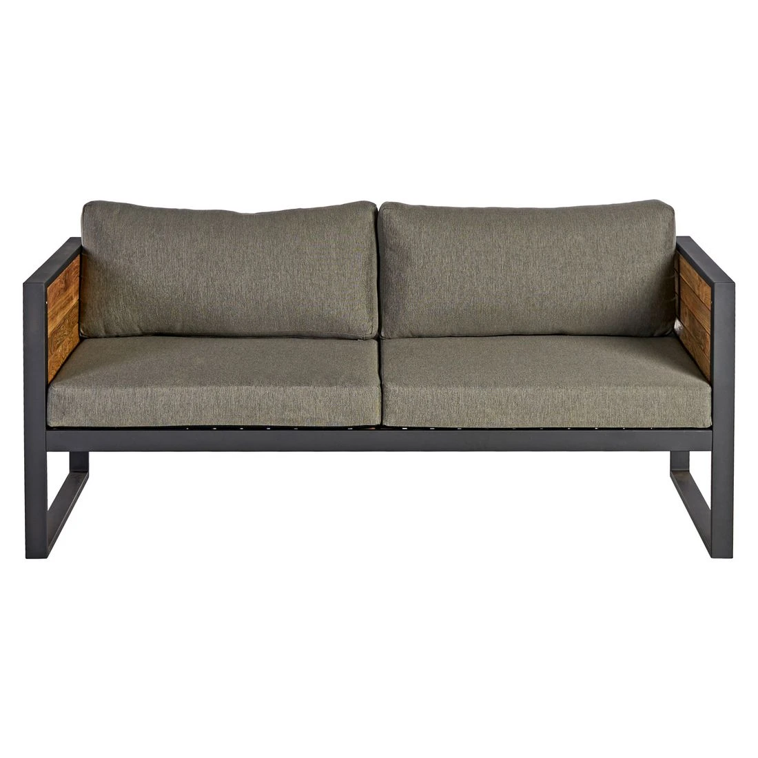 OUTLIV. Rhodos Loungeset 4-tlg. Aluminium/Teak/Olefin Anthrazit/Natur 10 OUTLIV. Rhodos Loungeset 4-tlg. Aluminium/Teak/Olefin Anthrazit/Natur – Bild 10