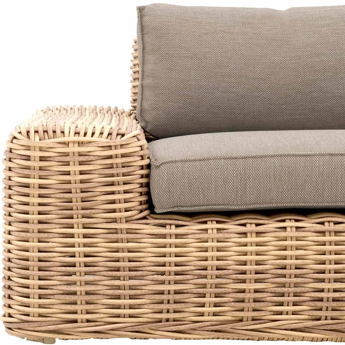 OUTLIV. Yate Ecklounge 4tlg. Geflecht/Olefin Mixed Brown 9 OUTLIV. Yate Ecklounge 4tlg. Geflecht/Olefin Mixed Brown – Bild 9