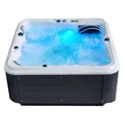 PLANET SPA Biskaya Correll Whirlpool 200x200cm Dark Grey/Silber Marble -Garten Paradies Verkauf planet spa biskaya correll whirlpool 200x200cm 1391657 7